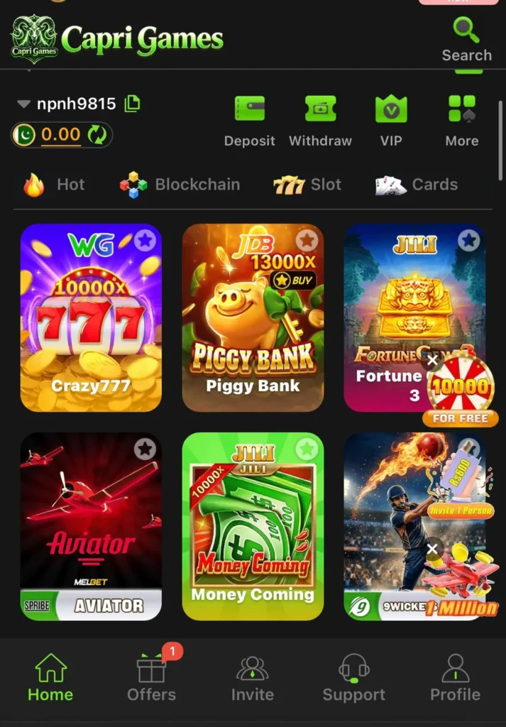 Capri Games Download